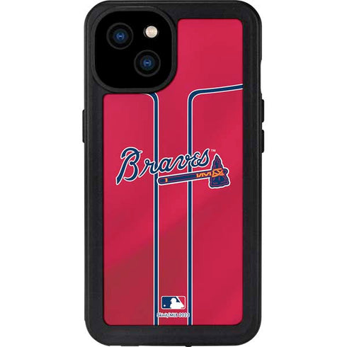 MLB Atlanta Braves Alternate/Away Jersey iPhone 15 Plus Waterproof Case
